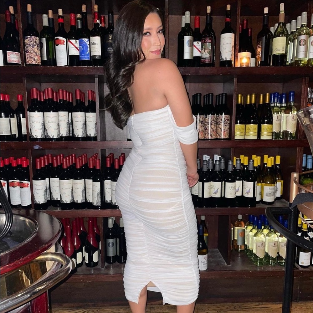 Eye Candy couture long fitted dress